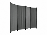 Fabric Room Divider 220x170cm - Grey