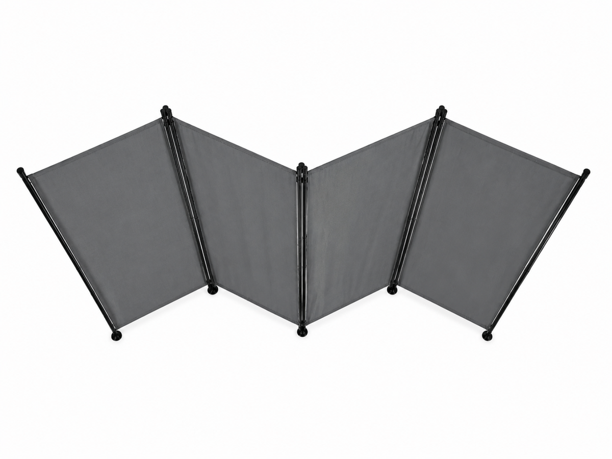 Fabric Room Divider 220x170cm - Grey