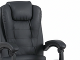 Hermia Massage Office Chair PVC - Black
