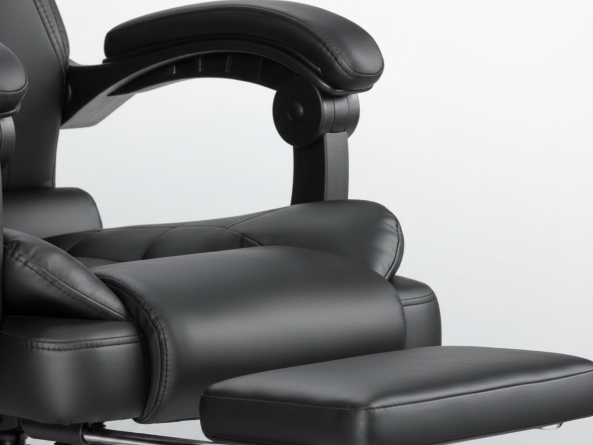 Hermia Massage Office Chair PVC - Black