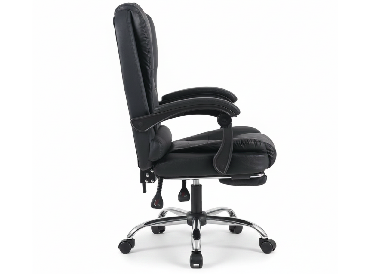 Hermia Massage Office Chair PVC - Black