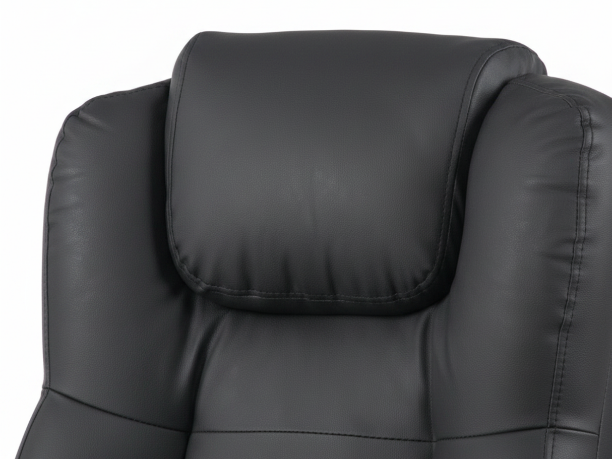 Hermia Massage Office Chair PVC - Black
