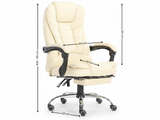 Hermia Massage Office Chair PVC - Beige