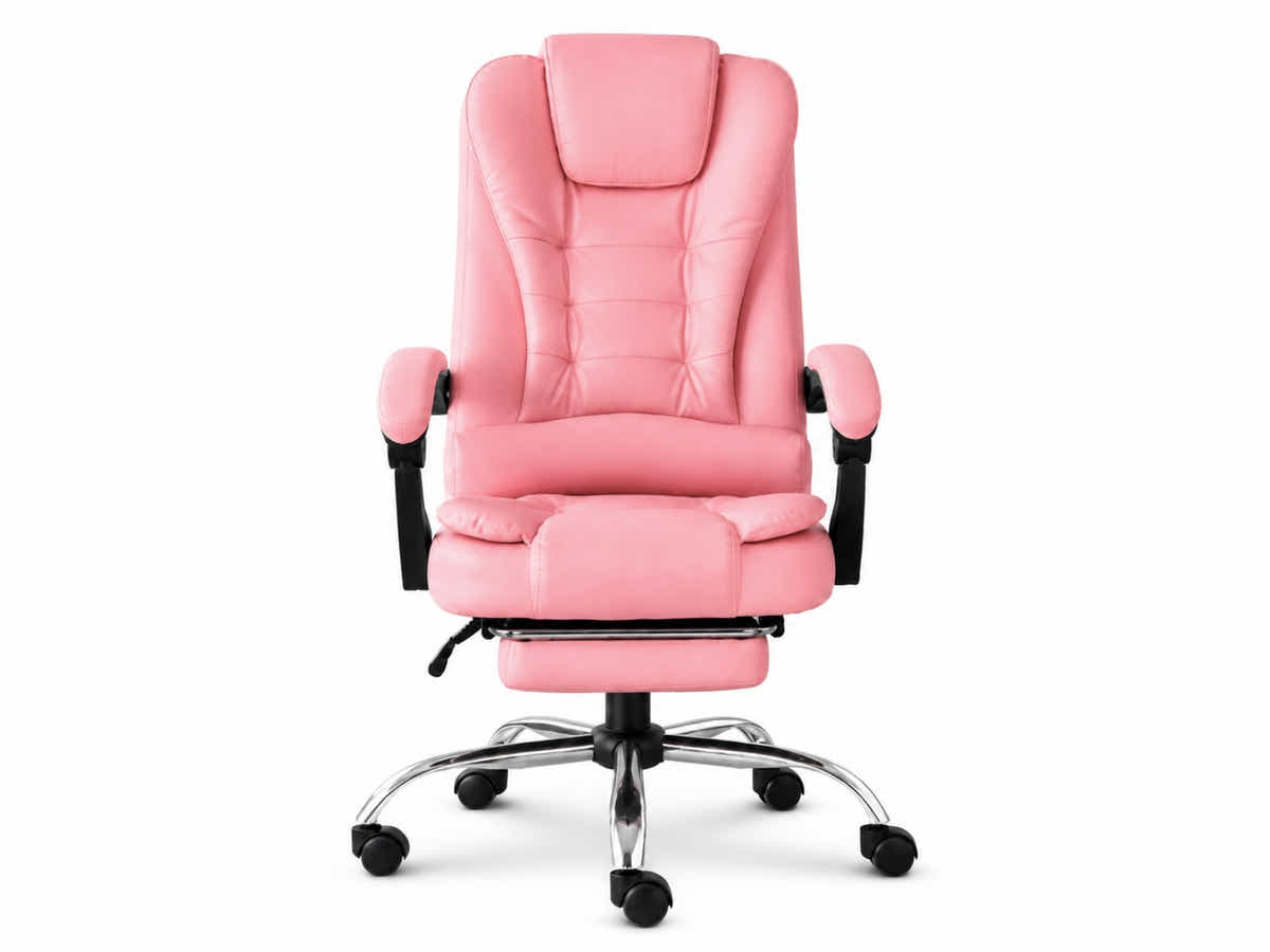 Hermia Massage Office Chair PVC - Pink