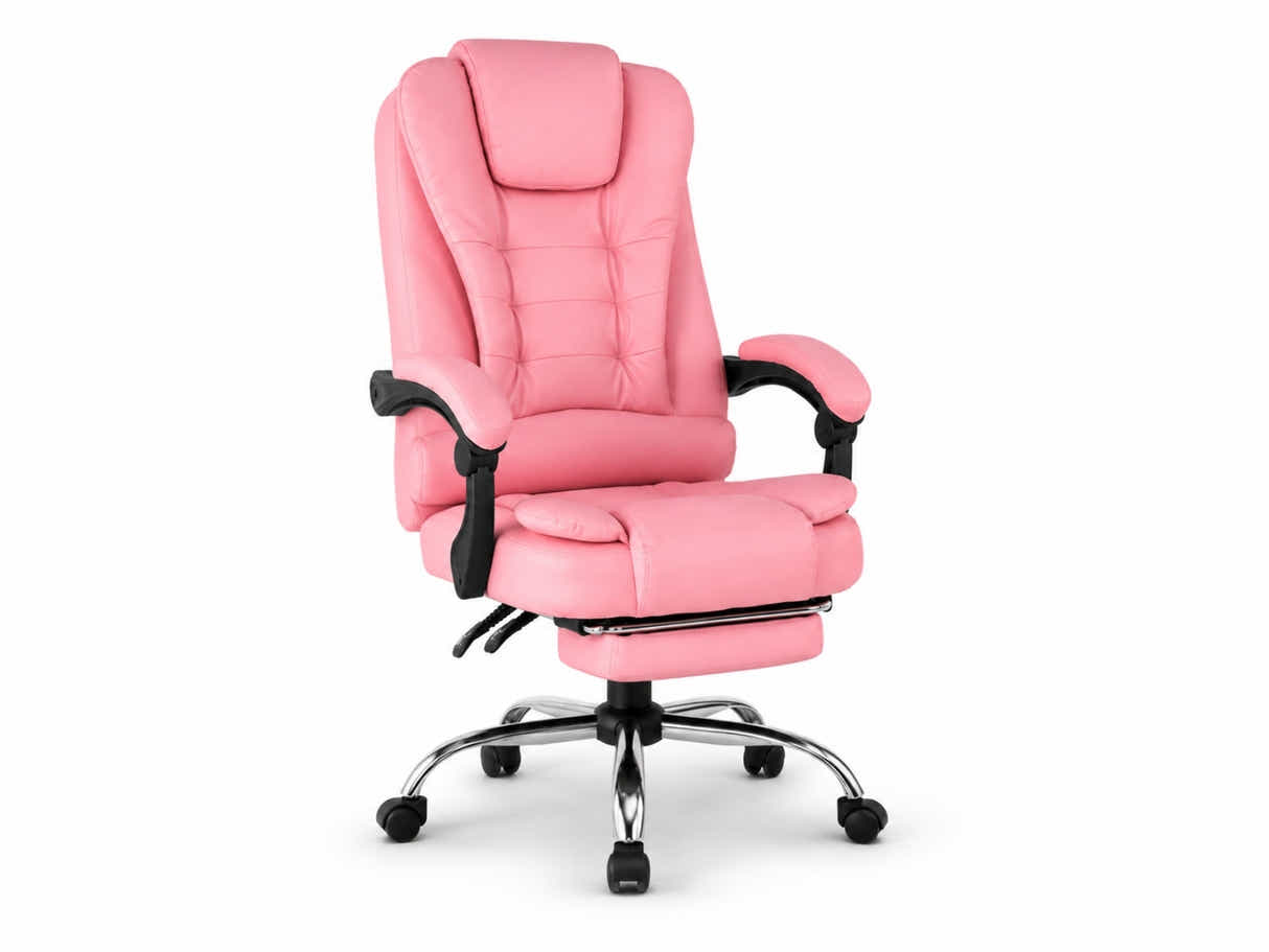 Hermia Massage Office Chair PVC - Pink