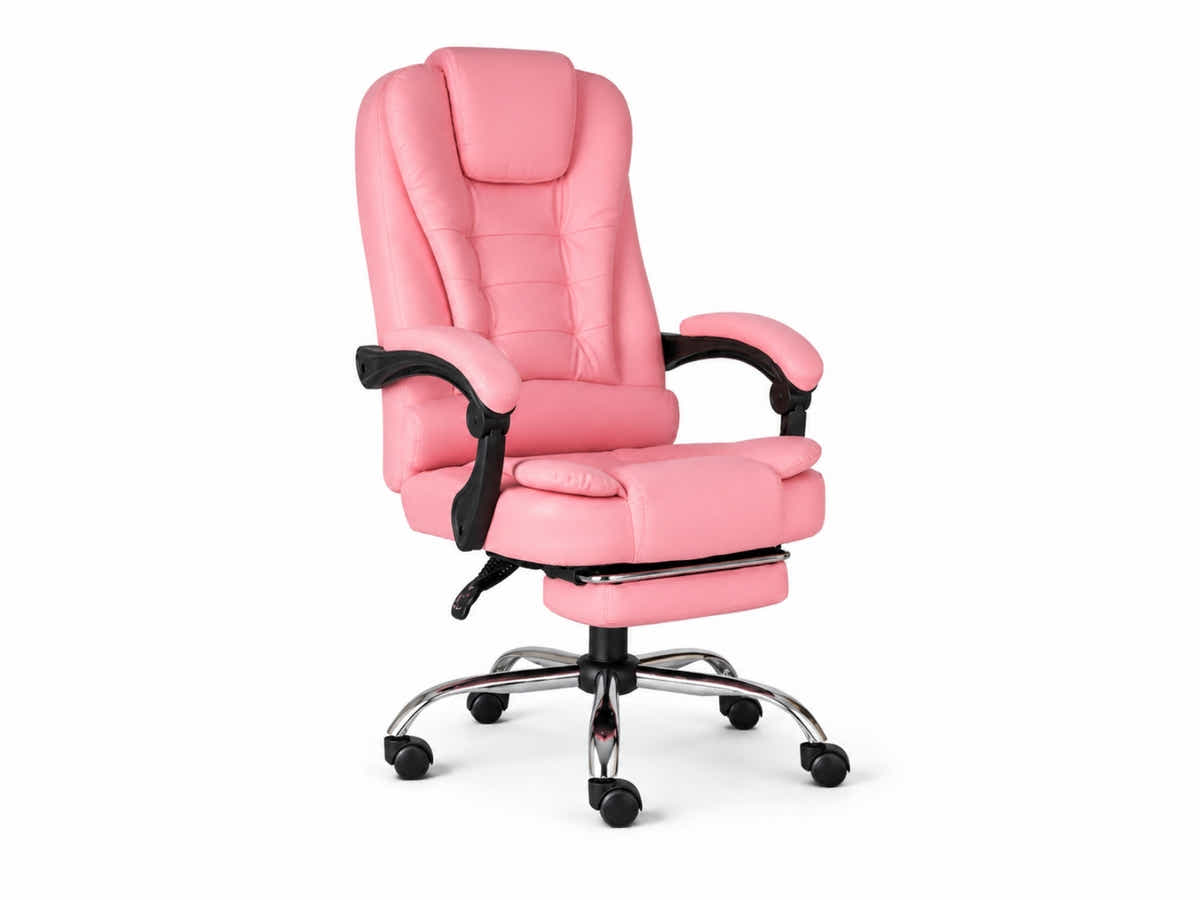 Hermia Massage Office Chair PVC - Pink