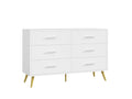 6-Drawer Cabinet - White