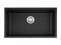 Granite Composite Sink 7045 Black with Overflow