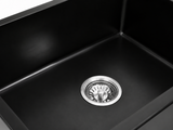 Granite Composite Sink 7045 Black with Overflow