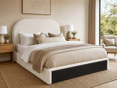 Xclusive Hanley Headboard Chenille Beige - King
