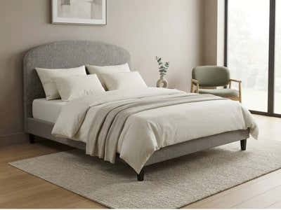 Xclusive Aylton Headboard Chenille Grey - Double