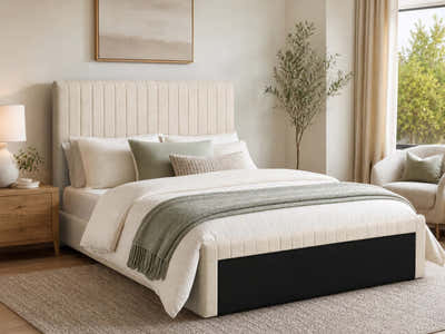 Xclusive Coleford Headboard Chenille Beige - Double