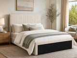 Xclusive Coleford Headboard Chenille Beige - Double