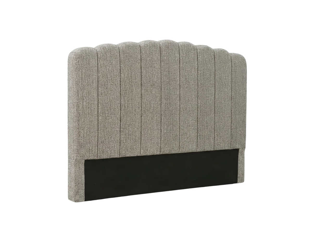 Xclusive  Purton Headboard Chenille Grey - Queen