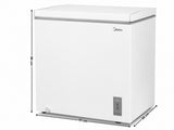 Midea 198L chest freezer FZ 4.5 star/FR 6 star