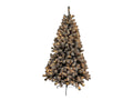 DS Christmas Tree Flocked Tips with Lights - 6Ft/180cm