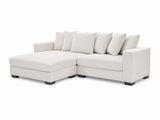 Daury L Shaped Sofa Corduroy - Beige