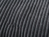 Daury L Shaped Sofa Corduroy  - Dark Grey