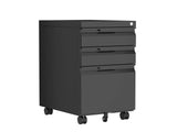 DS Mason Steel Mobile Pedestal 3-Drawer Cabinet
