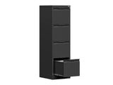 DS Mason Steel 4-Drawer File Cabinet