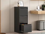 DS Mason Steel 3-Drawer File Cabinet
