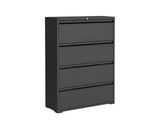 DS Mason Steel Lateral 4-Drawer File Cabinet