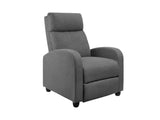 Austen Push Back Recliner Chair Linen - Grey