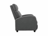 Austen Push Back Recliner Chair Linen - Grey