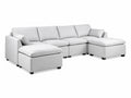 Jonpony 6-Piece Modular Sofa Set - Light Grey