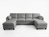 Jonpony 6-Piece Modular Sofa Set - Dark Grey