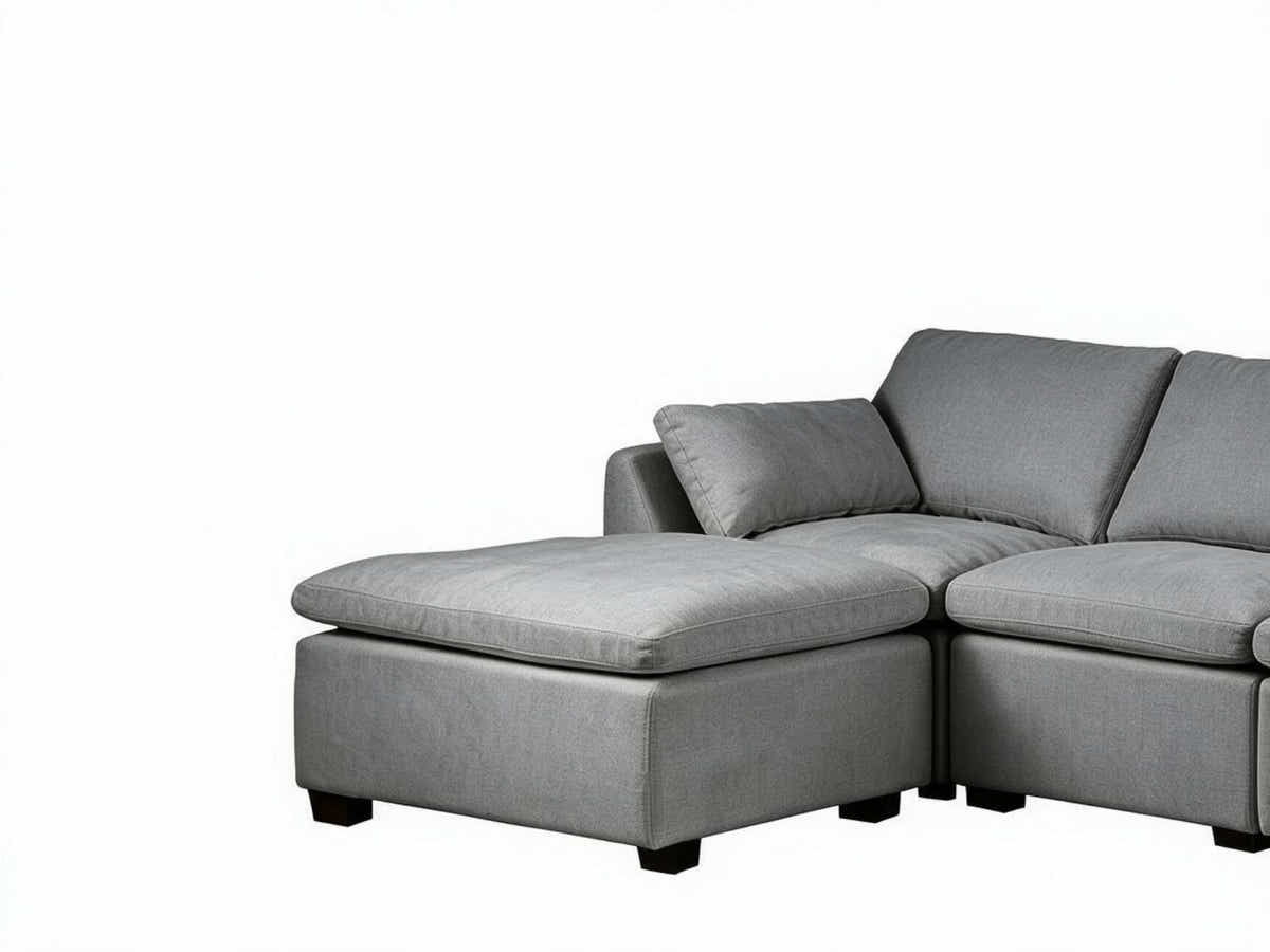 Jonpony 6-Piece Modular Sofa Set - Dark Grey