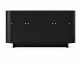 Black Buffet Cabinet - 160 cm