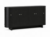 Black Buffet Cabinet - 160 cm