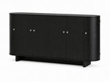 Black Buffet Cabinet - 160 cm
