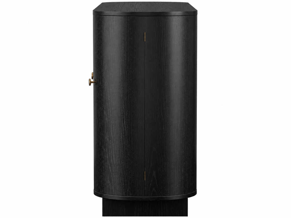 Black Buffet Cabinet - 160 cm