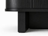 Black Buffet Cabinet - 160 cm