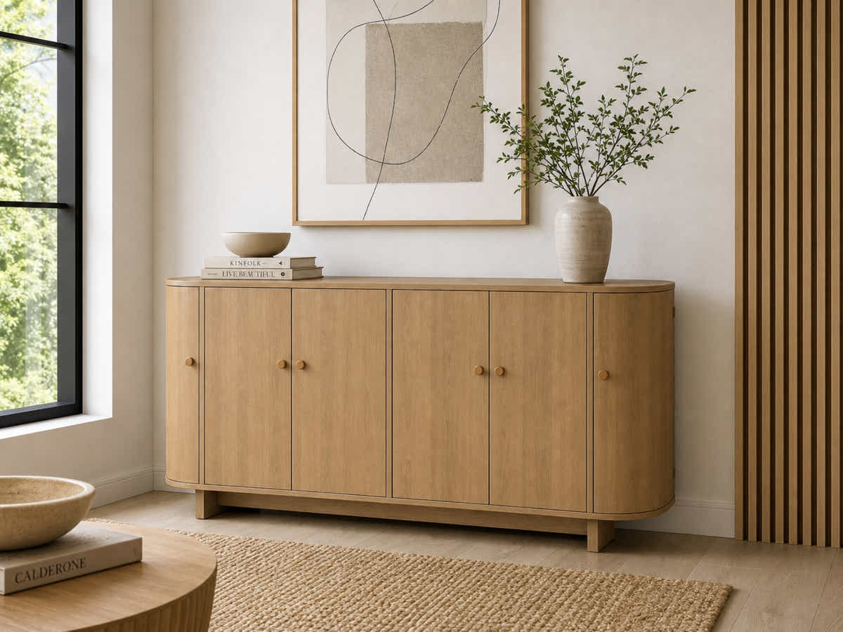 Oak Buffet Cabinet - 160 cm