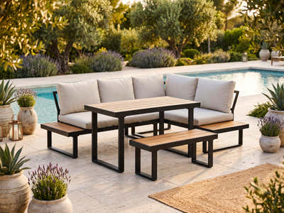 DS Sicily Outdoor Lounge Dining Set