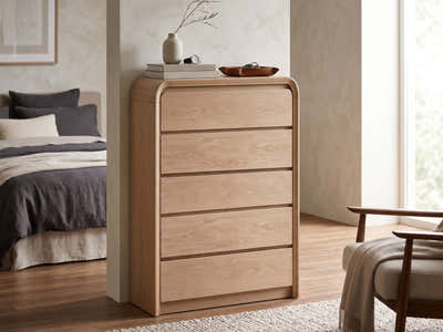 DS Talen 5-Drawer Tallboy - Wood