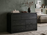 DS Kian 7-Drawer Cabinet - Black