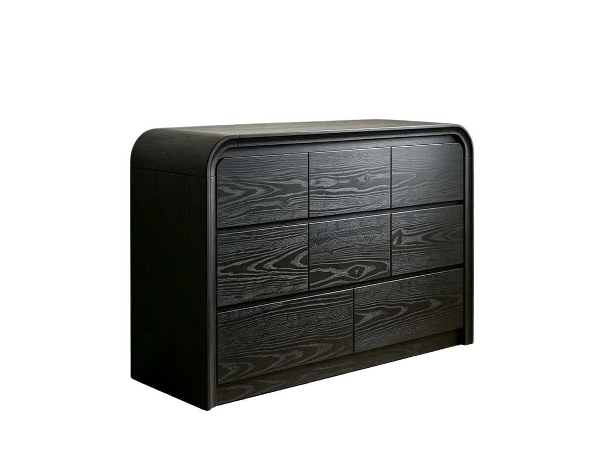 DS Kian 8-Drawer Cabinet - Black