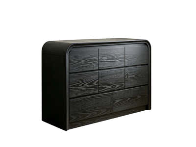 DS Kian 8-Drawer Cabinet - Black