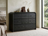 DS Kian 8-Drawer Cabinet - Black
