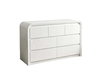 DS Kian 7-Drawer Cabinet - White