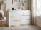 DS Kian 7-Drawer Cabinet - White