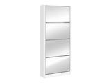 DS 4-Tier Mirror Shoe Organizer