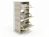 Enkel 3-Drawer Shoe Rack - Oak