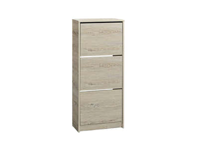 Enkel 3-Drawer Shoe Rack - Oak