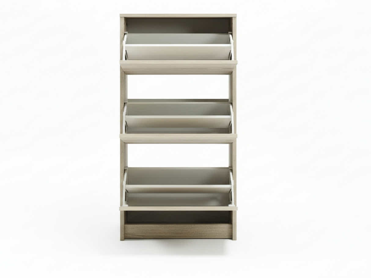 Enkel 3-Drawer Shoe Rack - Oak