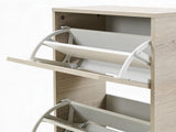Enkel 3-Drawer Shoe Rack - Oak
